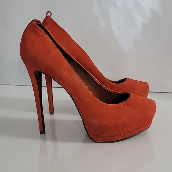 SCHUTZ  Burnt Orange Heels - Picture 1 of 16